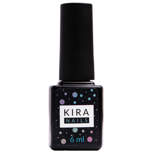 Kira Nails No Wipe Top Coat - закріплювач для гель-лаку БЕЗ липкого шару, 6 мл, Об`єм: 6 мл