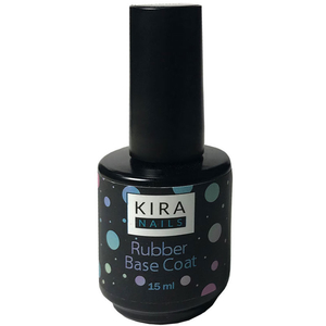 Kira Nails Rubber Base Coat - каучукове, базове покриття, 15 мл, Об`єм: 15 мл