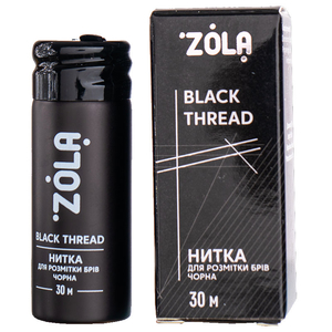 Нить для разметки бровей ZOLA Marking Thread Black, 30 м, Цвет: Black
