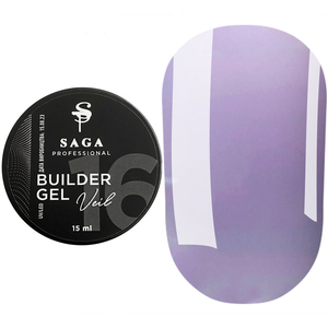 Гель для наращивания Saga Professional Builder Gel Veil №16, 15 мл, Объем: 15 мл, Цвет: 16
