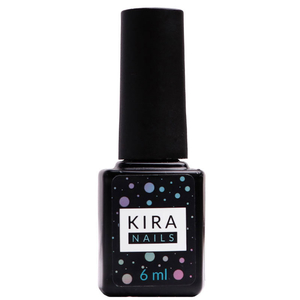 Kira Nails Wipe Top Coat - закріплювач для гель-лаку з липким шаром, 6 мл, Об`єм: 6 мл