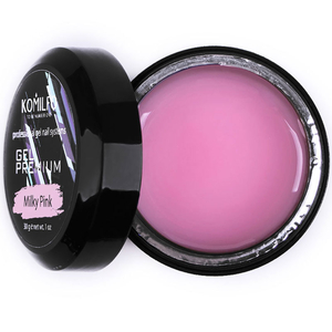 Komilfo Gel Premium Milky Pink, 30 г, Об`єм: 30 г, Колір: Milky Pink