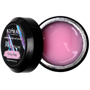 Komilfo Gel Premium Milky Pink, 15 г, Об`єм: 15 г, Колір: Milky Pink
