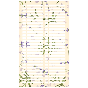 Наклейки на типсы (стикеры), Lavander, 1 лист/54 наклейки, Цвет: Lavander