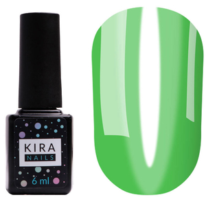 Гель-лак Kira Nails Vitrage №V04 (зеленый салатовый, витражный), 6 мл, Цвет: 04
