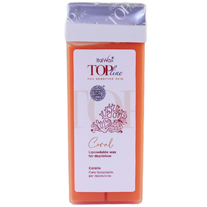 Воск в кассете ItalWax TOP LINE Коралл 100 мл, Объем: 100 мл, Аромат: Коралл