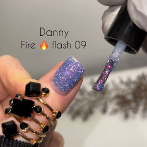 Светоотражающий гель-лак Danny FIRE FLASH №09, 10 мл, Цвет: 09

