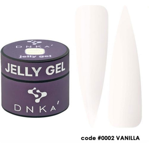 DNKa Гель-желе для нігтів Gelly Gel 0002 Vanilla, 15 мл, Об`єм: 15 мл, Колір: 0002