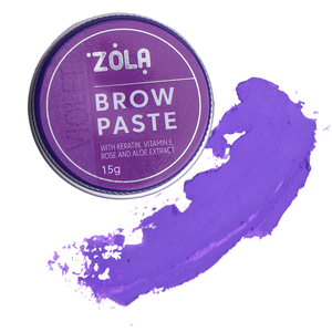 Контурная паста для бровей ZOLA Фиолетовая, 15 гр, Цвет: Фиолетовая

