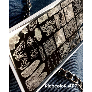 Пластина для стемпинга RichColor-117, Цвет: 117