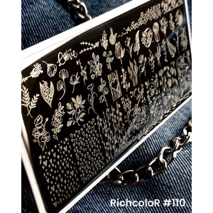Пластина для стемпинга RichColor-110, Цвет: 110