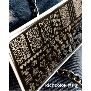 Пластина для стемпинга RichColor-113, Цвет: 113
