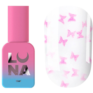 Топ для гель-лаку LUNA Top Butterfly Pink 13 мл, Об`єм: 13 мл, Колір: Pink