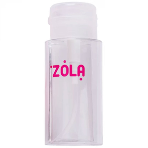 Помпа для жидкостей пластиковая с дозатором ZOLA, прозрачная, 180 мл, Цвет: Прозрачная