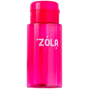 Помпа для жидкостей пластиковая с дозатором ZOLA, розовая, 180 мл, Цвет: Розовая
