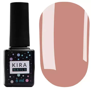 СКИДКА Гель-лак Kira Nails №114 (розовато-коричневый, эмаль), 6 мл