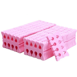 Разделители для пальцев ног, розовые, 100 шт, Цвет: Розовый