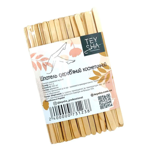 Шпатели деревянные узкие Teysha 140*6 мм, 100 шт