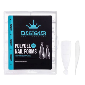 Верхні форми для нарощування нігтів Designer Almond Nail Forms, Мигдаль, 120 шт, Розмір: Миндаль