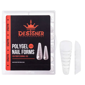 Верхние формы для наращивания ногтей Designer Stiletto Nail Forms, Стилет, 120 шт, Размер: Стилет
