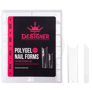 Верхние формы для наращивания ногтей Designer Arch Nail Forms, Арочный квадрат острый, 120 шт, Размер: Арочный квадрат острый