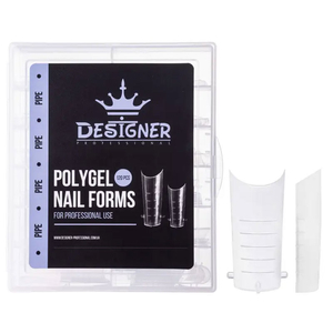 ​Верхні форми для нарощування нігтів Designer Pipe Nail Forms, Арочний квадрат, 120 шт, Розмір: Арочный квадрат