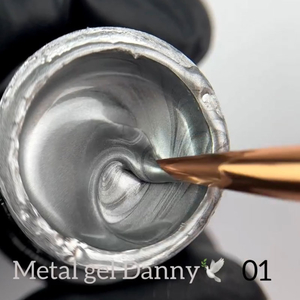 Металева фарба Danny (metal gel) №01 5 мл, Колір: 01