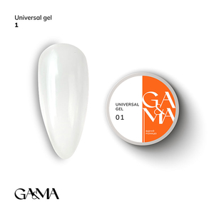 Универсальный гель GaMa Universal Gel №001 15 мл, Объем: 15 мл, Цвет: 001
