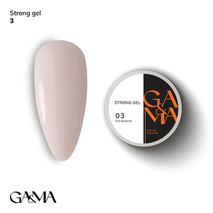 Гель для зміцнення та нарощування GaMa Strong Gel №003 Powder 30 мл, Об`єм: 30 мл, Колір: 003