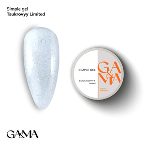 Гель для укрепления и наращивания GaMa Simple Gel Tsukrovyy 15 мл, Объем: 15 мл, Цвет: Tsukrovyy