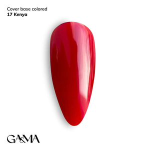 Кольорова база GaMa Cover base Colored 017 Kenya 15 мл, Об`єм: 15 мл, Колір: 017