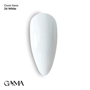 Камуфлююча база GaMa Cover Base №024 White 30 мл, Об`єм: 30 мл, Колір: 024