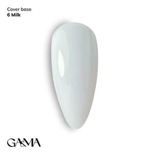 Камуфлююча база GaMa Cover Base №006 Milk 30 мл, Об`єм: 30 мл, Колір: 006