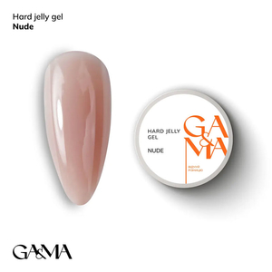 Гель для нарощування моделюючий GaMa Hard Jelly Gel Nude 15 мл, Об`єм: 15 мл, Колір: Nude