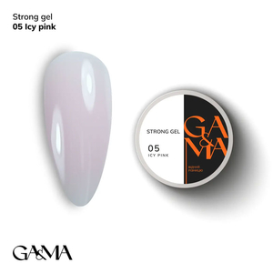 Гель для зміцнення та нарощування GaMa Strong Gel №005 Icy Pink 30 мл, Об`єм: 30 мл, Колір: 005