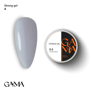Гель для зміцнення та нарощування GaMa Strong Gel №004 Lavender 30 мл, Об`єм: 30 мл, Колір: 004