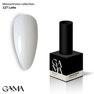 Гель-лак GaMa Gel Polish Monochrome collection №127 Latte 10 мл, Об`єм: 10 мл
, Колір: 127