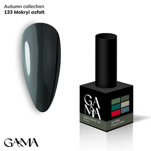 Гель-лак GaMa Gel Polish Autumn collection №133 Mokryi asfalt recommended by @vakula_nails 10 мл, Об`єм: 10 мл
, Колір: 133