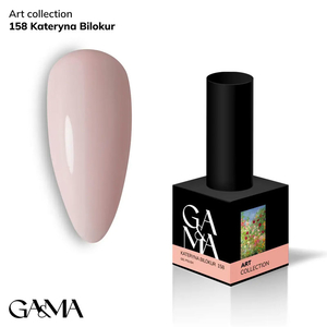 Гель-лак GaMa Gel Polish Art collection №158 Kateryna Bilokur 10 мл, Об`єм: 10 мл
, Колір: 158
