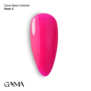 База неонова GaMa Cover Base Colored Neon №001 15 мл, Об`єм: 15 мл, Колір: 001
