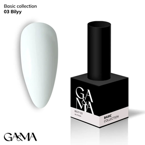Гель-лак GaMa Gel ​Polish Basic collection 003 bilyy 15 мл, Цвет: 003
