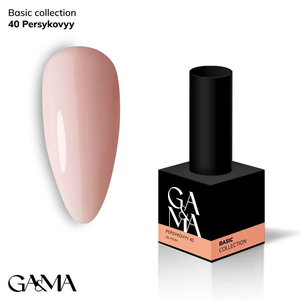 Гель-лак GaMa Gel ​Polish Basic collection 040 persykovyy 10 мл, Цвет: 040