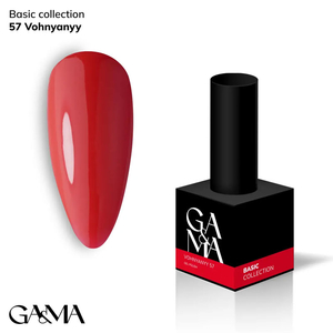 Гель-лак GaMa Gel ​Polish Basic collection 057 vohnyanyy 10 мл, Цвет: 057