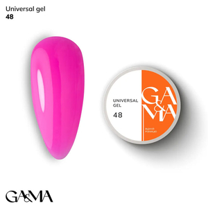 Універсальний гель GaMa Universal Gel №048 15 мл, Об`єм: 15 мл, Колір: 048