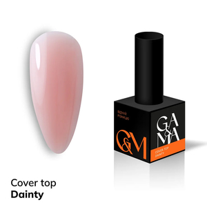 Камуфлирующий топ GaMa Cover Top Dainty 10 мл, Объем: 10 мл
, Цвет: Dainty
