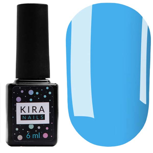 ЗНИЖКА Гель-лак Kira Nails №082 (блакитний, емаль), 6 мл