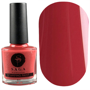 Лак-краска для стемпинга SAGA 27 ягодный 8 мл, Цвет: 27
