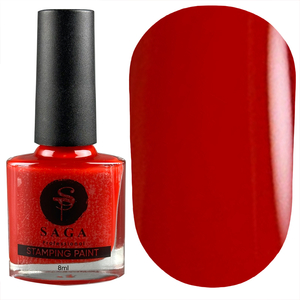 Лак-краска для стемпинга SAGA 28 маковый 8 мл, Цвет: 28
