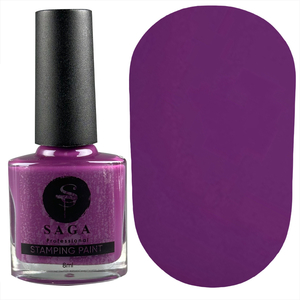 Лак-фарба для стемпінгу SAGA 29 сливовий 8 мл, Колір: 29