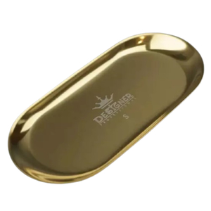 Металевий лоток для зберігання інструментів Designer розмір S (18х8,7 см) Gold, Розмір: S, Колір: Gold